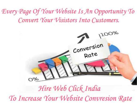 To Increase Website Conversion, Hire Web Click India